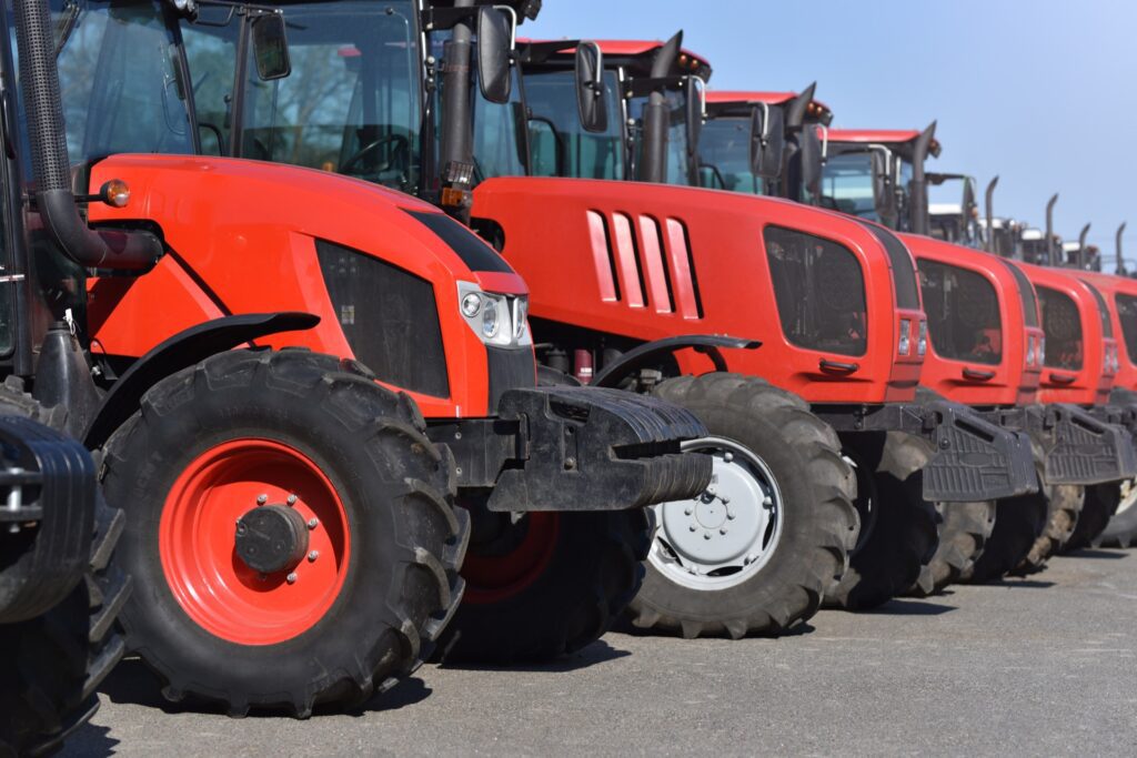 Farming equipment before it's about to be appraised